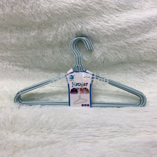 0056 Iron Hanger Plastic Hanger Dormitory Hanger Girls‘ Hanger Non-Slip Hanger