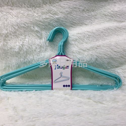 0057 Thickened Thickened Clothes Hanger Plastic Clothes Hanger Girls‘ Clothes Hanger Dormitory Hanger Family Clothes Hanger