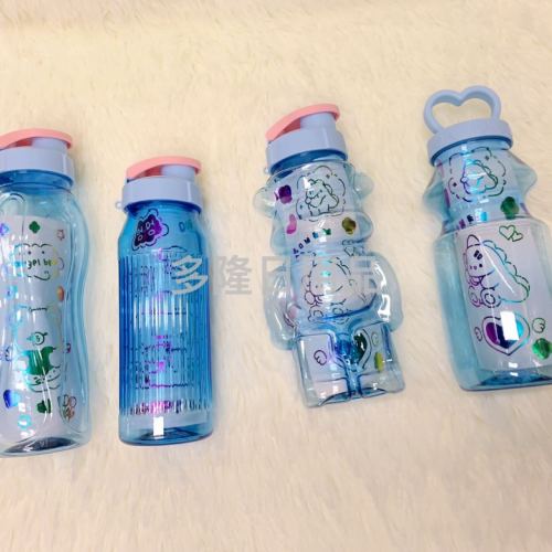 Water Cup Children‘s Cups Colored Water Cup Outdoor Drinking Glass Sports Water Cup Cute Style Water Cup