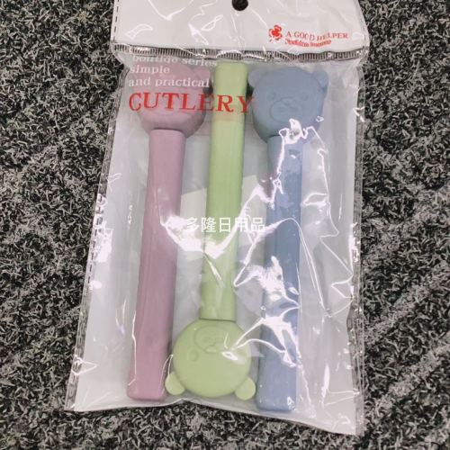 plastic sealing clip cartoon cute shape snack bag clip moisture-proof clip food sealing clip 3 sets