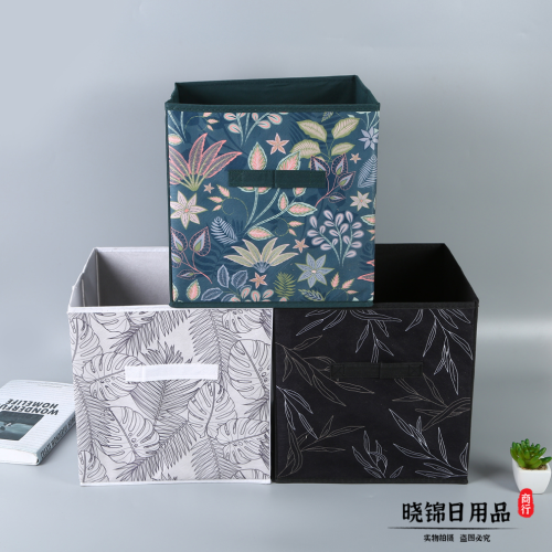 household clothes storage box with portable design household large capacity quilt storage box various colors