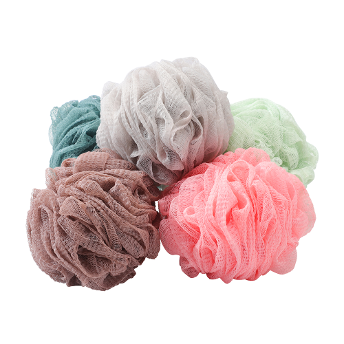 Danni Super Soft Fine Mesh Crumpled Bath Ball Mixed Color Loofah Environmentally Friendly PE Material