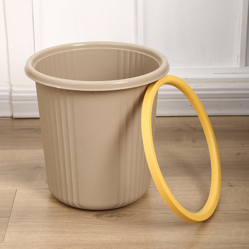 厂家供应垃圾桶客厅厨房浴室大容量无盖压圈塑料卫生间垃圾桶批发