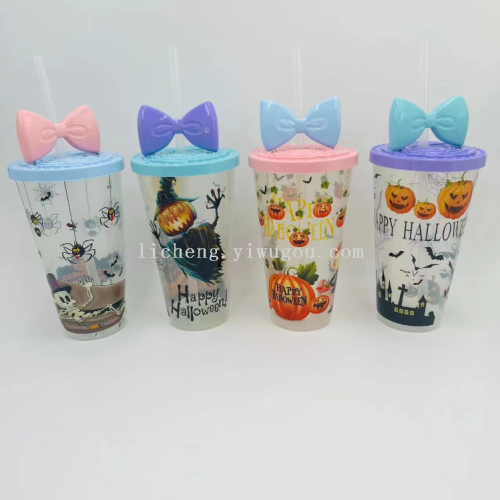 Plastic Cup juice Cup Shape Straw Cup Suction Cup