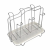 Upside down Drain Cup Holder Kitchen with Tray Storage Cup Shelf Wholesale Wrought Iron Drinking Glass Shelf Cup Shelf
