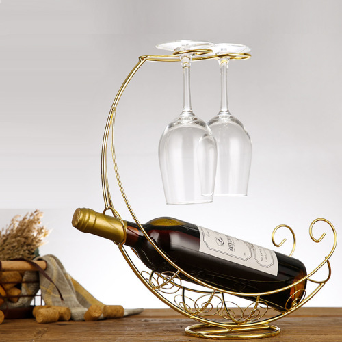 厂家直销铁艺红酒架葡萄酒架酒杯架 挂葡萄酒杯架  红酒架海盗船