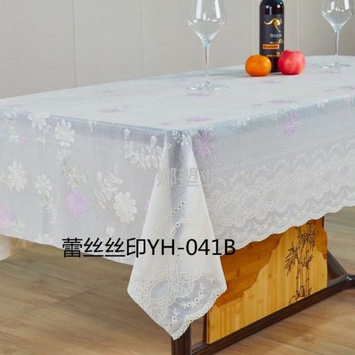 [jie na] pvc lace tablecloth tablecloth foam lace tablecloth tablecloth waterproof oil-proof stain-resistant disposable household