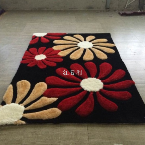 red sun south korean silk carpettile carpet room blanket table carpet