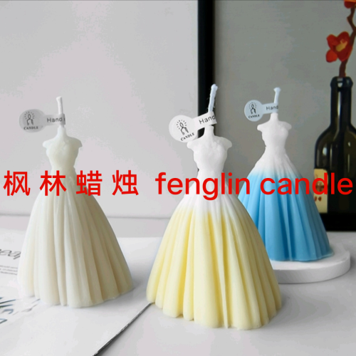 handmade wedding dress style aromatherapy candle ins home decoration shooting props wedding companion gift wholesale candle