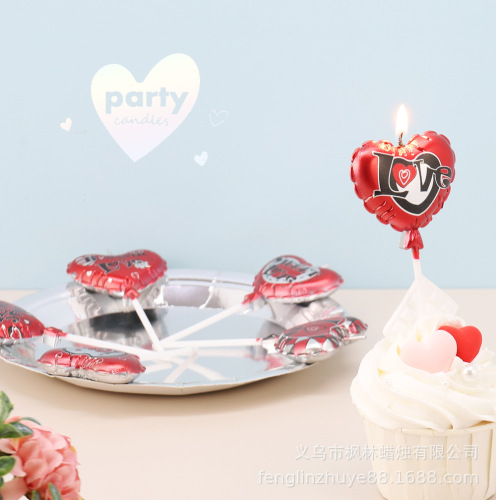 internet celebrity modeling candle valentine‘s day birthday candle cake baking supplies decoration candle party supplies decoration