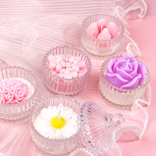 mongolian bag creative shape candle rose daisy aromatherapy candle valentine‘s day birthday gift handmade aromatherapy candle