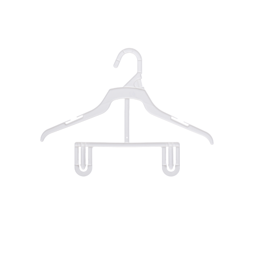 Foreign Trade Export Clothing Store Baby Clothes Plastic Suit Hanger Baby Jumpsuit Pant Rack Clothing Factory Hanging Garment