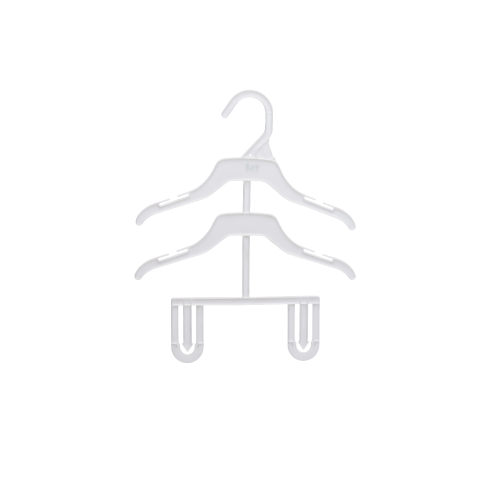 Children‘s One-Piece Hanger Set Plastic Clothes Hanger Children‘s Clothing Store with Trouser Press Multi-Functional Integrated Rotating Coat Hanger