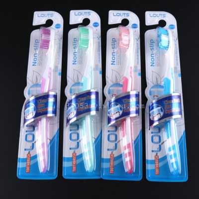 Jenny toothbrush rubber PP neutral wool foreign trade toothbrush four color wholesale L448