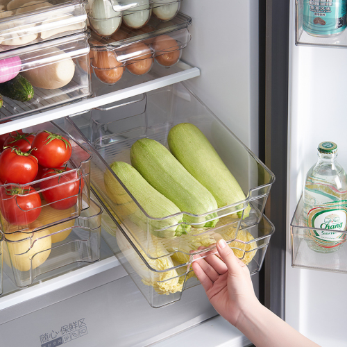 Refrigerator Food Frozen Storage Household Food Fresh-Keeping Separated Drawer Egg Organizing Vegetable Refrigerator Storage Box