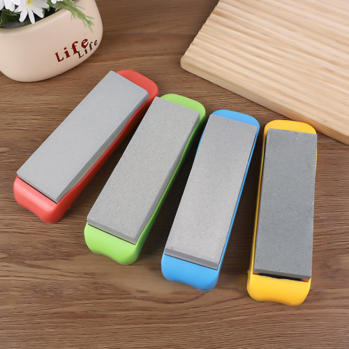 新款大号家用厨房防滑底座磨刀油石磨刀器 高硬度粗细双面磨刀石