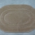Bedi Carpet Microfiber Oval Bathroom Non-Slip Absorbent Floor Mat