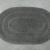 Bedi Carpet Microfiber Oval Bathroom Non-Slip Absorbent Floor Mat