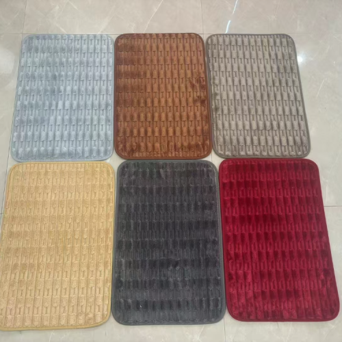 bedi carpet bamboo floor mat toilet three-piece non-slip bedroom kitchen toilet floor mat