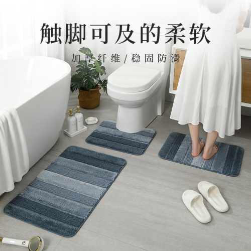 cross-border quality hot-selling bathroom door absorbent floor mat bathroom step mat toilet non-slip bedroom entrance household