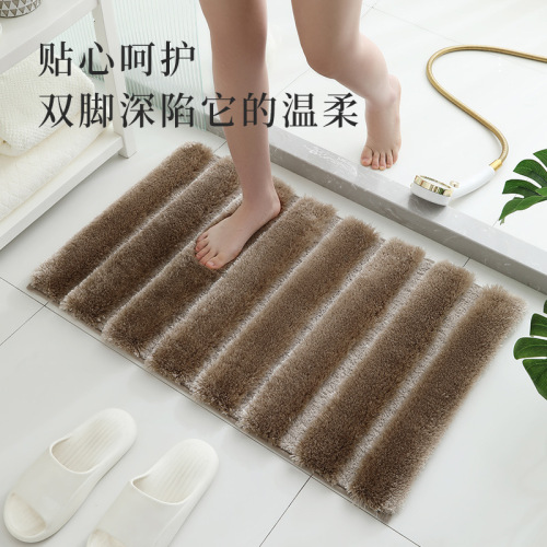 new plush mat carpet home bathroom bedroom living room door non-slip absorbent