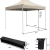 Spot Goods 3 M * 3 M Iron American Spire Folding Tent 180G Black Polyester Fabrics plus PA Coating with Oxford Cloth