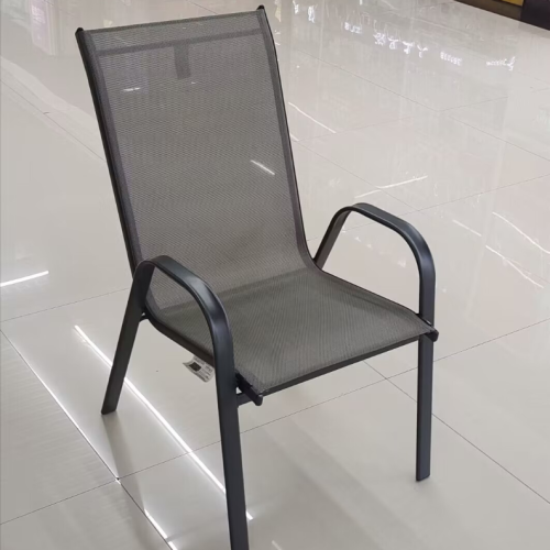 Outdoor Chair Home Leisure Backrest Armchair Outdoor Milk Tea Shop Waterproof Outdoor Courtyard Stacking Chair