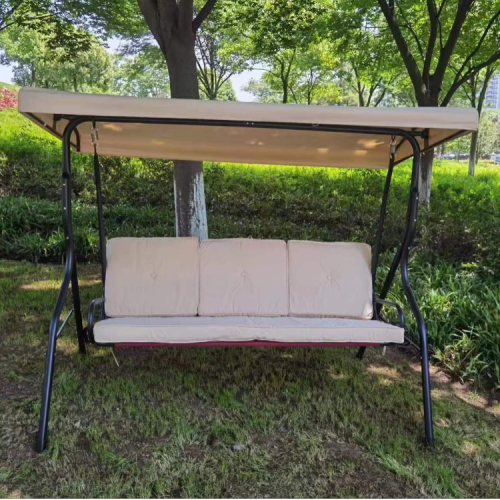 foreign trade tail goods luxury three-person outdoor swing chair courtyard swing garden villa rocking chair balcony swing