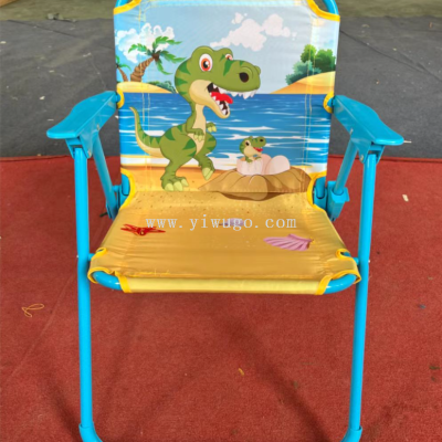 Children's Folding Chair Armchair Cartoon Stool Baby Dining Chair Portable Outdoor Beach Chair Kindergarten Armchair