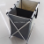 Nordic Household Fabrics Storage Basket Laundry Basket Clothes Foldable Laundry Basket with Wheels Collect Clothes Frame Chopsticks