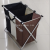 Nordic Household Fabrics Storage Basket Laundry Basket Clothes Foldable Laundry Basket with Wheels Collect Clothes Frame Chopsticks
