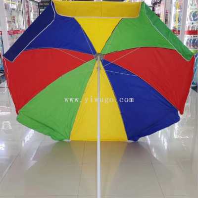 Radius 100cm Sun Umbrella Outdoor Sun Umbrella Large Umbrella Large Commercial Stall Umbrella Sun Protection Advertising Umbrella