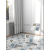Pvc Self-Adhesive Waterproof Anti-Fouling Floor Stickers Non-Slip Wear-Resistant Living Room and Kitchen Toilet Floor Tile Stickers Can Stick to the Wall