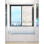3d Colorful Cobblestone Glue-Free Static Transparent Translucent Glass Film Balcony Window Decoration Window Sticker