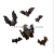 3D 3D Bat Halloween Pumpkin Vampire Demon Wall Decoration Sticker Festival Atmosphere Scene Self-Paste