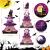 Halloween Party Decoration Cake Stand 3D Special-shaped Castle Cake Stand Wedding decoration Dessert table decoration