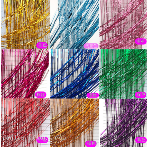 hot sale tinsel curtain 1*2 m tassel wedding birthday party christmas decoration background wall tinsel curtain scene