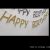Baby Party Latte Art Birthday Banners Happy Birthday Gilding Letters Banner Hanging Flag V