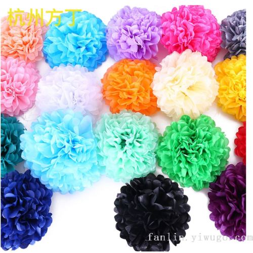 8 Inch 20 ‘‘Paper Flower Ball Wholesale European and American Popular Party Decoration， Paper Flower Ball