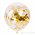 Factory Direct Sales 12-Inch Transparent Balloon Colorful Paper Scrap Gold Sequin Balloon Party Rose Gold Sequin Balloon