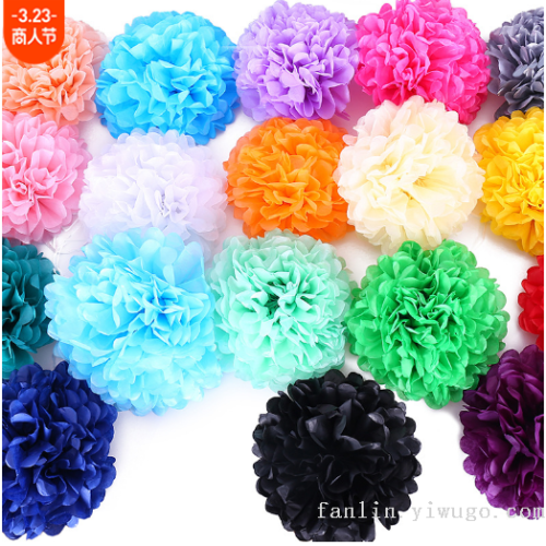 10-inch 25cm foreign trade paper flower ball wholesale european and american popular party decorative paper floral ball