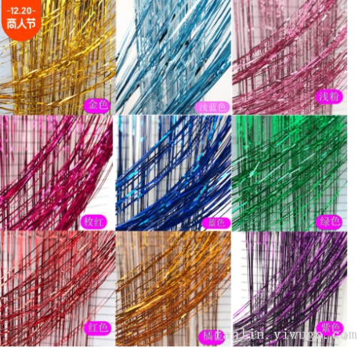 amazon hot sale tinsel curtain 1*2 m tassel wedding birthday party christmas decoration background wall