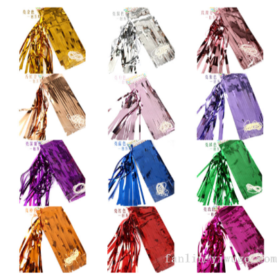 Paper Fringe 5 Pcs/pack Wedding Birthday Background Tassel Decoration European and American Party Bright Color Tassel
