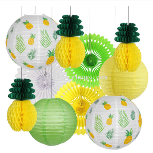 amazon summer beach party decorations hawaii beach paper lantern pineapple flamingo party decoration