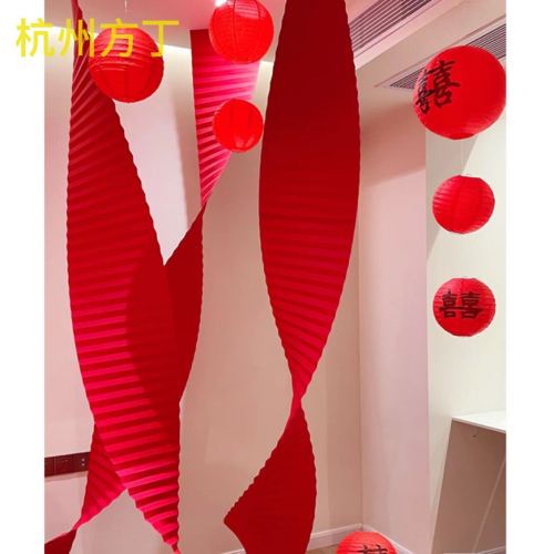 wedding arrangement decoration supplies red chinese style chinese lantern wedding decoration wedding room b