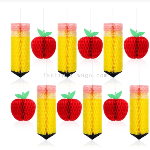 amazon school season back to school season pencil honeycomb classroom decoration school decoration garland back to school party decoration