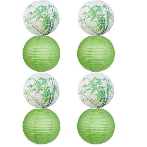 new chinese style green bamboo dragon boat festival chinese lantern courtyard entertainment national style classical outdoor background decoration suit