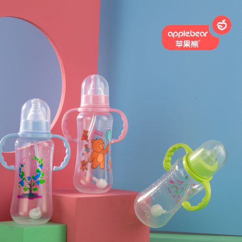 280ml Baby Feeding Plastic Bottle Maternal and Child Supplies Children Baby Drinking Water Feeding Bottle Pp Standard Mouth Bottle Wholesale