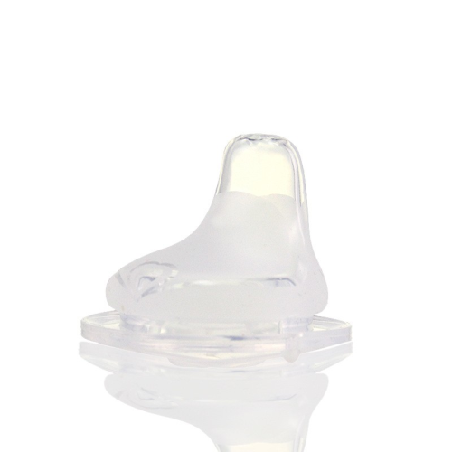 Apple Bear Nipple Baby Soft Nipple Liquid Silicone Nipple Breast Milk Real Sense Single Film