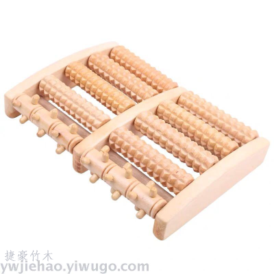 【SUNNY BAMBOO Factory Direct Sales】Mini Models Of Solid Wood Rollers Foot Massager